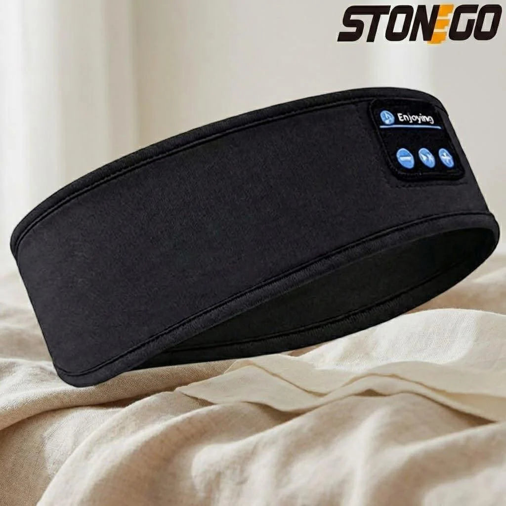 Wireless Bluetooth Sleep Headphones Ultra-Thin HD Stereo Sports Headband Speakers Workout Yoga Travel Side Sleep