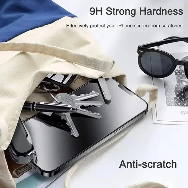 1-4Pcs Privacy Screen Protector for iPhone 14 13 12 11 15  17 Pro Max Mini 7 8 Plus Anti-spy Glass for IPhone 16 PRO X XR XS MAX