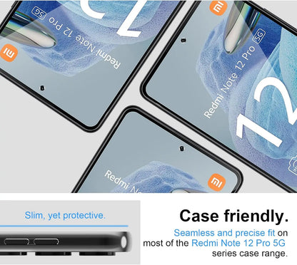 2Pcs Anti Spy Screen Protector For Xiaomi Redmi Note 12 /12 Pro 4G/5G Privacy Tempered Glass