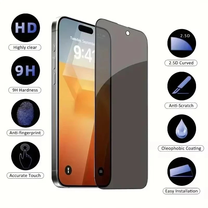 Anti-Spy Glass For Samung S25 Ultra S24 S23 FE A56 5g A55 A26 A16 A36 A54 A06 A53 A72 A35 A25 A33 A05S Privacy Screen Protector
