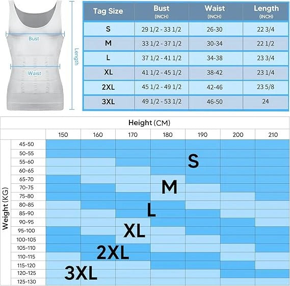 Men Slimming Body Shaper || مشد تنحيف الجسم للرجال
